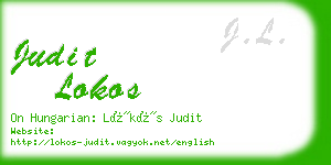 judit lokos business card